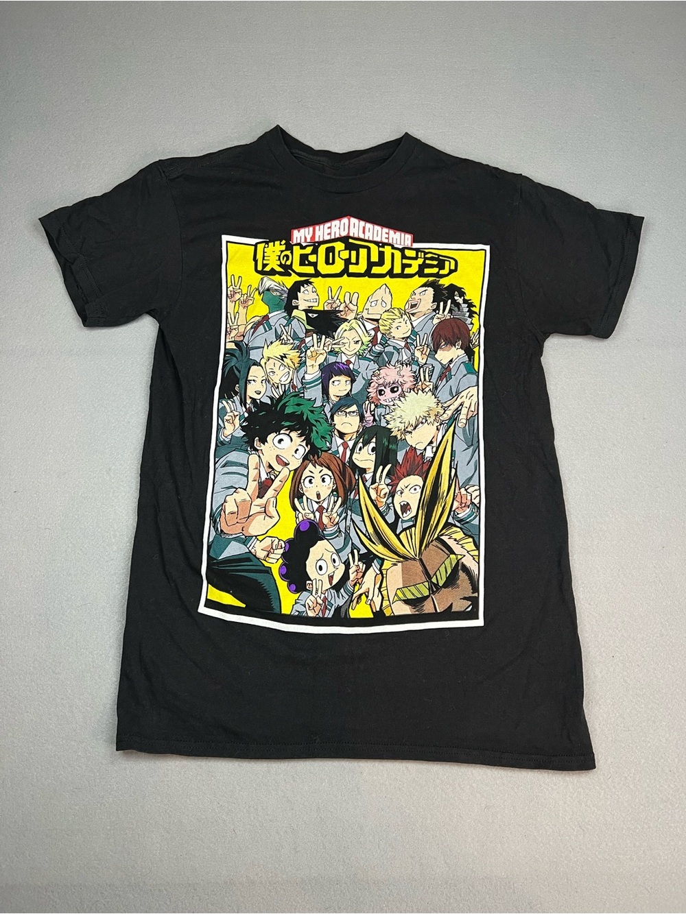 My Hero Academia black graphic T-Shirt size small